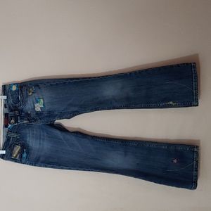 Vigoss Junior Size 7/8 Embroidered Jeans